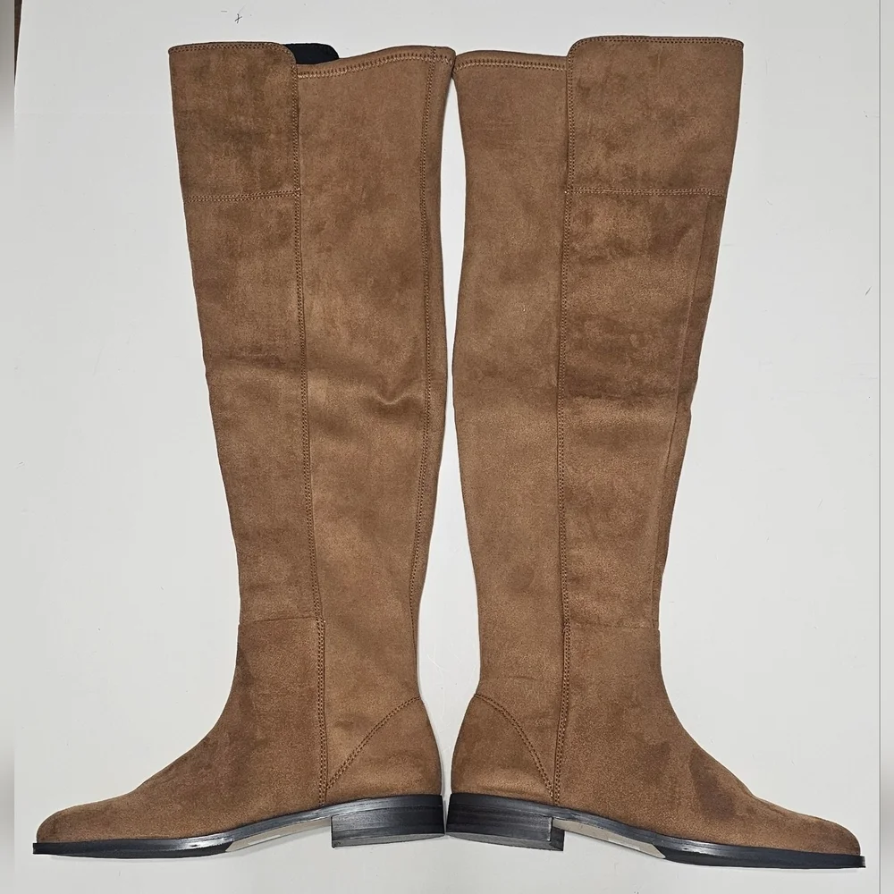 Ann Taylor Carlene Suede OTK Over The Knee Boots Sz 8M